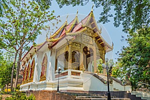 Wat Jed Yod in Chiangmai, Thailand.