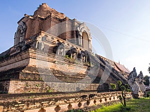 Wat Jedi Luang is one of the most attractive in Chiangmai