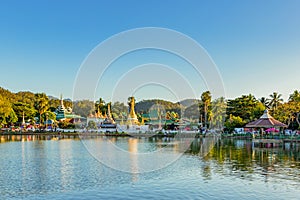 Wat Jong Klang and Wat Jong Kham at Maehongson Province