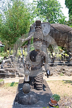 Wat Khaek Sala Kaew Ku, popular Nong Khai attractions, Thailand photo