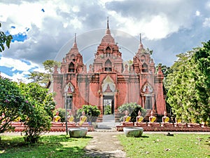 Wat Khao Phra Angkarn temple,Thailand.