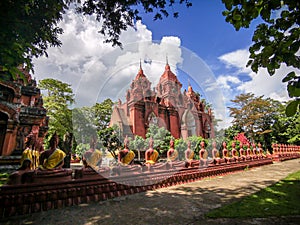 Wat Khao Phra Angkarn temple,Thailand.