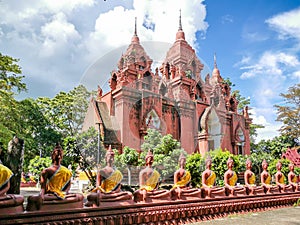 Wat Khao Phra Angkarn temple,Thailand.