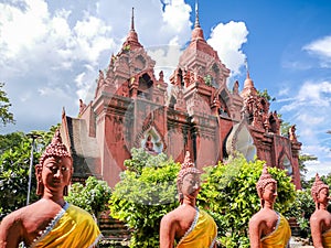 Wat Khao Phra Angkarn temple,Thailand.