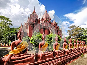 Wat Khao Phra Angkarn temple,Thailand.