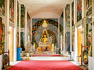 Wat Khao Phra Angkarn temple,Thailand.