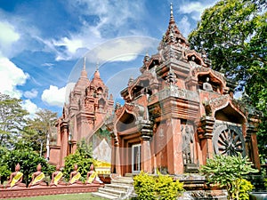 Wat Khao Phra Angkarn temple,Thailand.