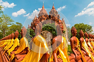 Wat khao phra angkhan Buriram Province Thailand.