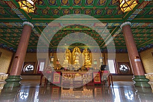 Wat Leng Nei Yi 2 has beautiful architecture of Chinese temple in Bang Bua Thong, Nonthaburi Province photo