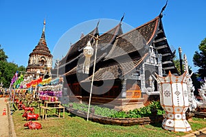 Wat Lok Moli, Buddhist temple, Chiang Mai, Thailand