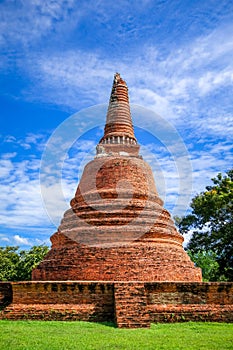 Wat Lokaya Sutharam temple, Ayutthaya, Thailand