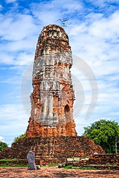 Wat Lokaya Sutharam temple, Ayutthaya, Thailand