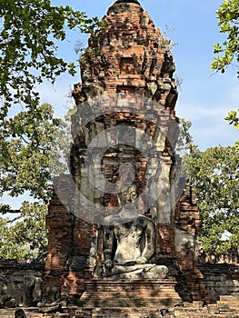 Wat Maha That in Ayutthaya, Thailand