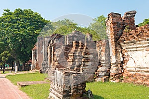 WAT MAHATHAT in Ayutthaya, Thailand. It is part of the World Heritage Site - Historic City of