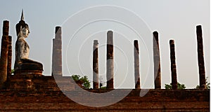 Wat Mahathat. Historical Park. Sukhothai. Thailand