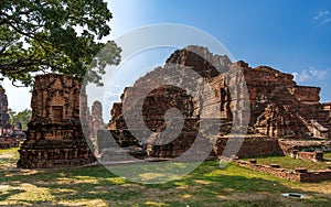 Wat Mahathat is an important historically temple in the Ayutthaya Historical Park, Thailand