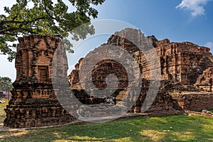 Wat Mahathat is an important historically temple in the Ayutthaya Historical Park, Thailand