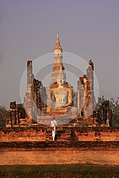 Wat Mahathat in Sukhothai,Thailand