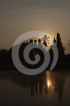 Wat Mahathat at Sunset