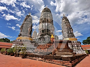 Wat Mahathat Worawihan in Ratchaburi Province, Thailand