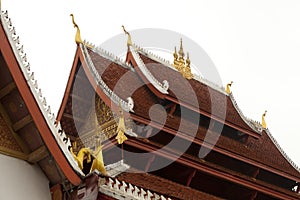 Wat Mai Suwan Daram In Luang Prabang Laos