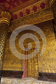 Wat Mai Suwan Daram In Luang Prabang Laos