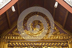 Wat Mai Suwan Daram In Luang Prabang Laos