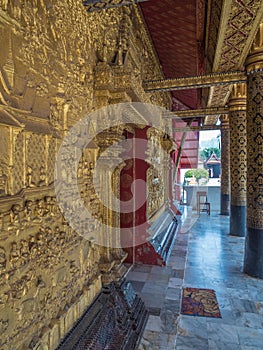 Wat Mai Suwannaphumaham, Luang Phabang. Asian culture, Laos