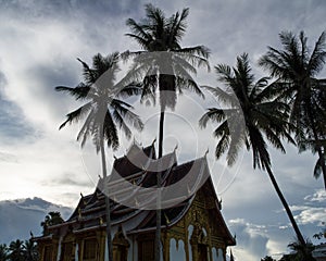 Wat May Souvannapoumaram Temple in Luang Prabang, Laos