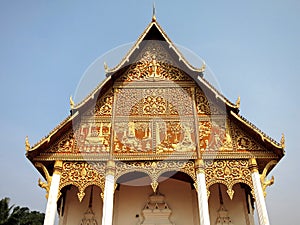 The Wat Neua Thatluang Temple in Vientiane, LAOS