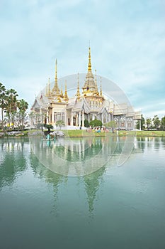 Wat Non Kum, a beautiful temple in the Northeast Thailand