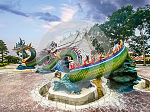 Wat Nong Chap Tao, turtle and dragon temple in Pattaya, Chonburi, Thailand