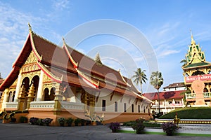 Wat Ong Teu Mahawihan in Vientiane, Lao