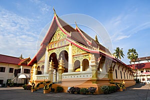 Wat Ong Teu Mahawihan in Vientiane, Lao