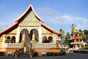 Wat Ong Teu Mahawihan in Vientiane, Lao