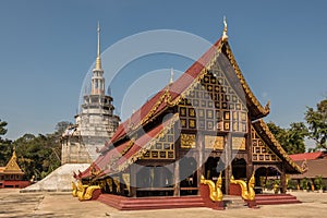 Wat Pa Lahan Sai Temple in Buriram Province, Thailand photo