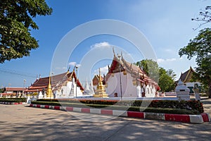 Pa Mok Worawihan Temple In Ang Thong province in Thailand photo