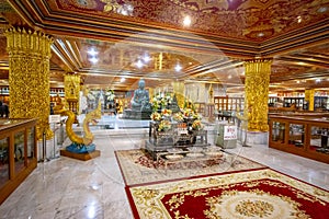 Wat Paknam Buddhist temple in Bangkok, Thailand.