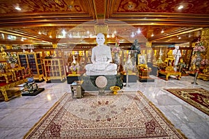 Wat Paknam Buddhist temple in Bangkok, Thailand.