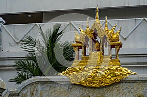 Wat Paknam Buddhist temple in Bangkok, Thailand.