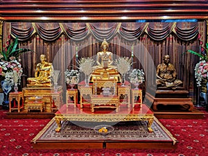 Wat paknam temple in bangkok thailand