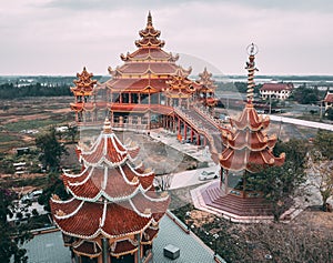 Wat Petch Suwan chinese temple in Phetchaburi, Thailand