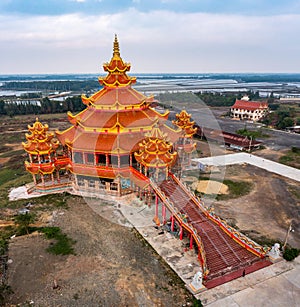 Wat Petch Suwan chinese temple in Phetchaburi, Thailand