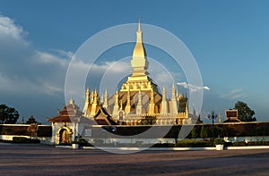 Wat Pha That Luang in Vientiane Laos