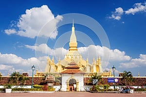 Wat Pha That Luang in Vientiane, Laos