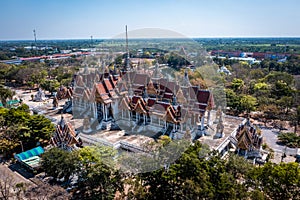 Wat Phai Rong Wua temples, buddhas and sculptures in Suphan Buri, Thailand