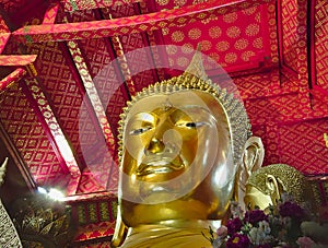 Wat Phanan Choeng Temple This highly respected Buddha statue is called Luang Pho ThoThai: Luang Pho Toby Thai people and Sam Pao