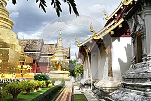 Wat phasing temple in chiang mai Thailand