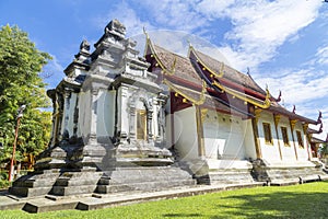 The Wat phasing temple at chiang mai thailand