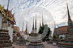 Wat Pho, also spelled Wat Po, a UNESCO recognized Buddhist temple complex in Bangkok, Thailand